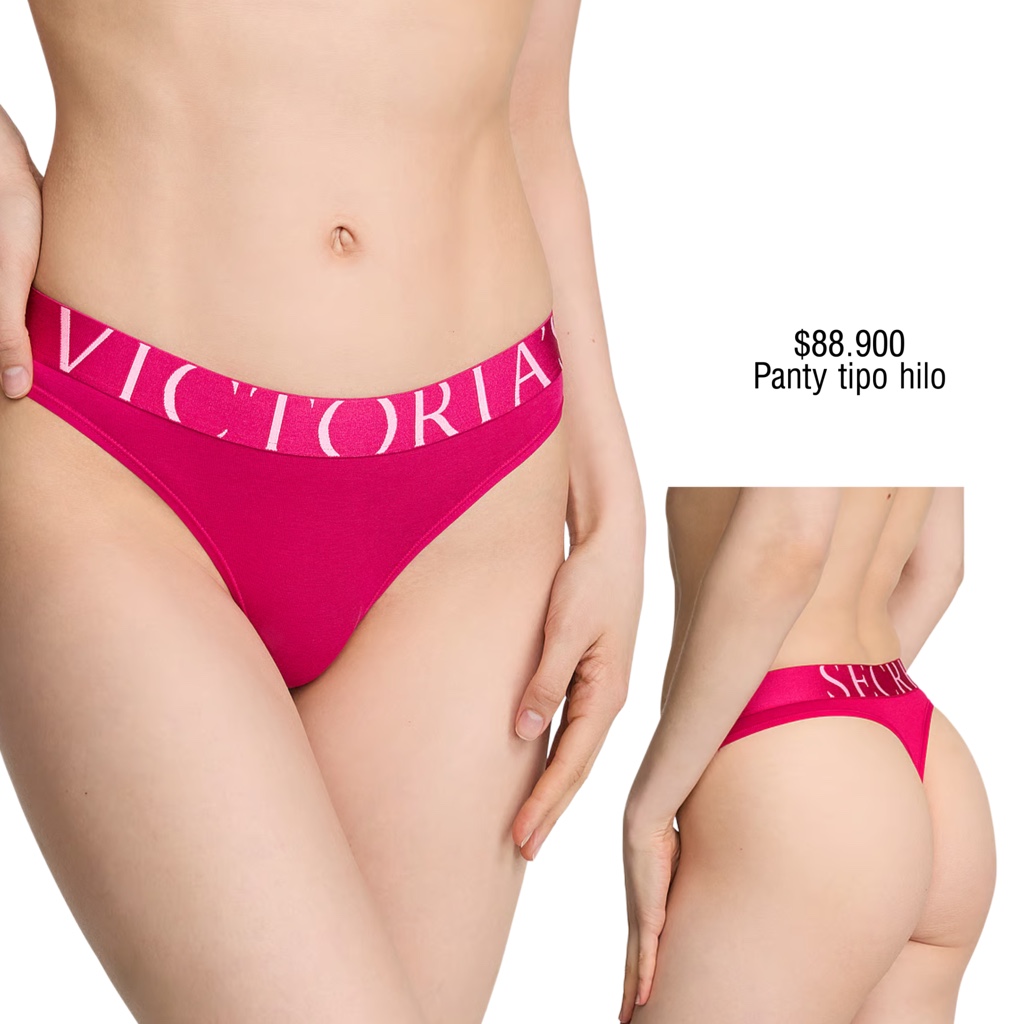 PANTY VS THONG FUSCIA ICONIC-M