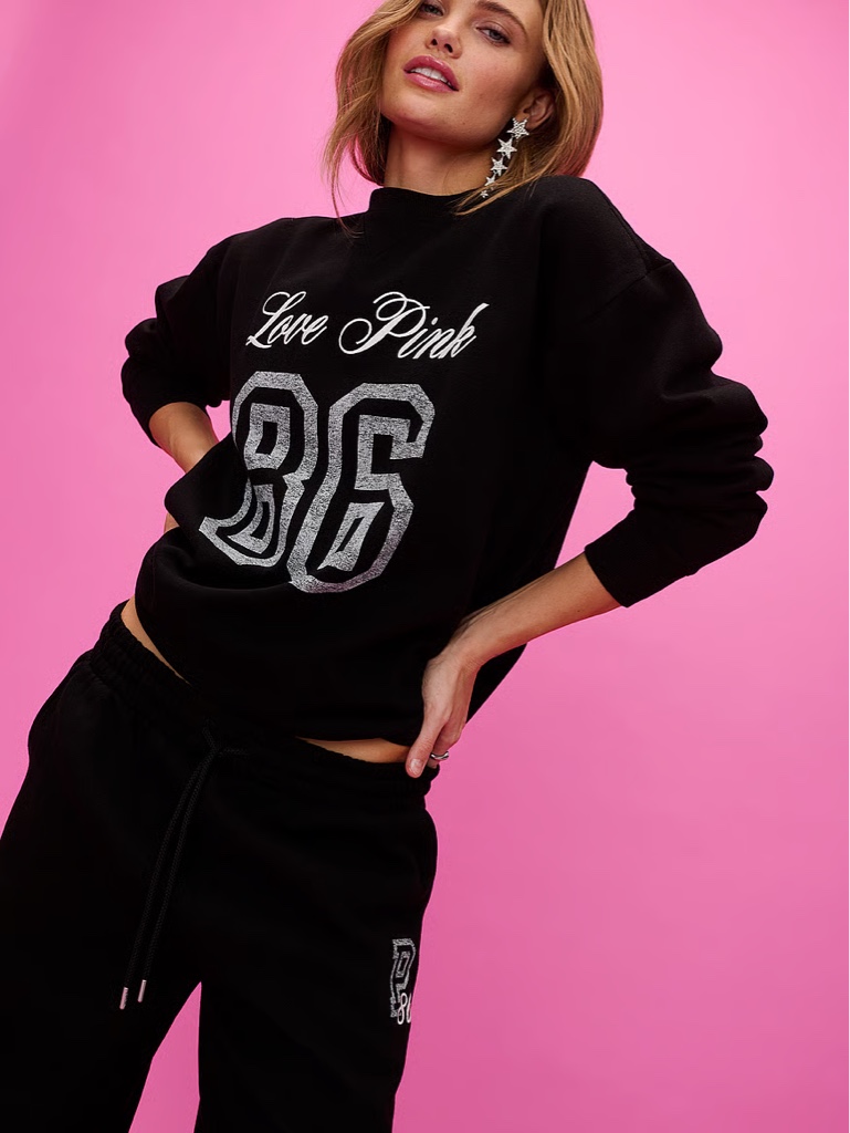 SUDADERA PINK EDICION 1986 CON BUSO