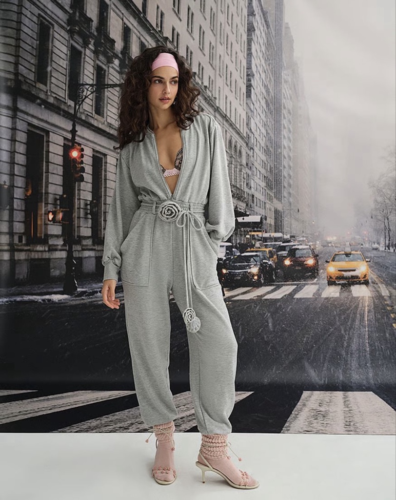 ENTERIZO GRIS FOR LOVE AND LEMONS