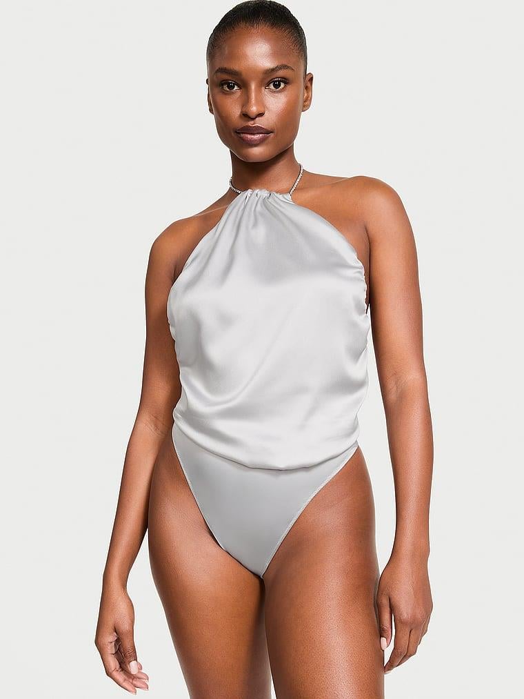 BODY VS COLOR PLATEADO EN SATIN