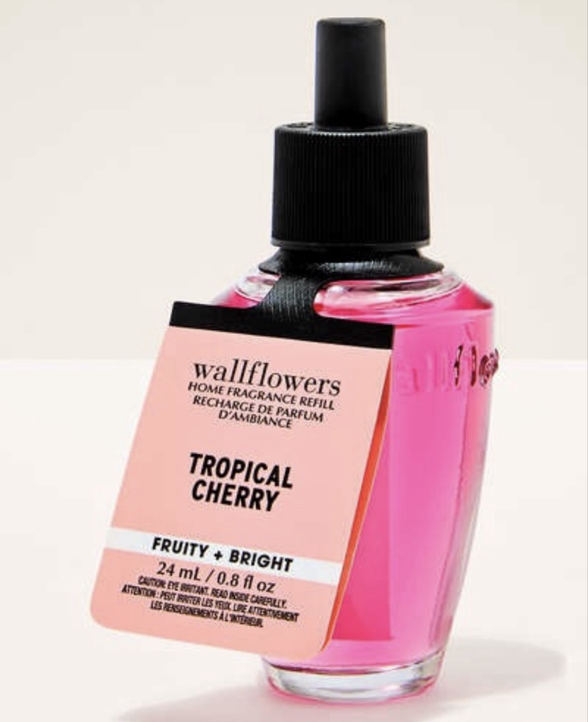 FRAGANCIA PARA HOGAR BATH & BODY WORKS WALLFLOWERS TROPICAL CHERRY