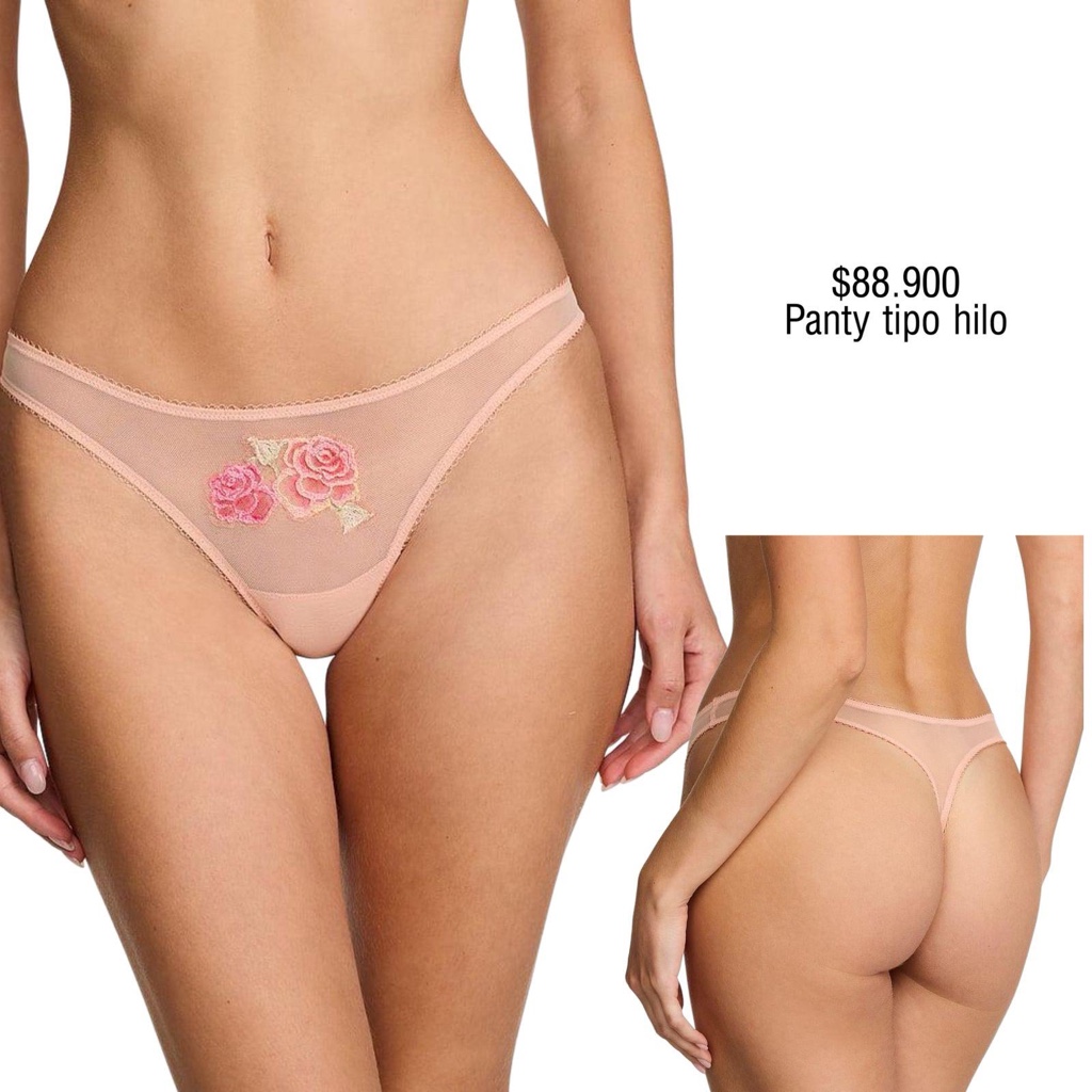 PANTY VS THONG STRING SALMON