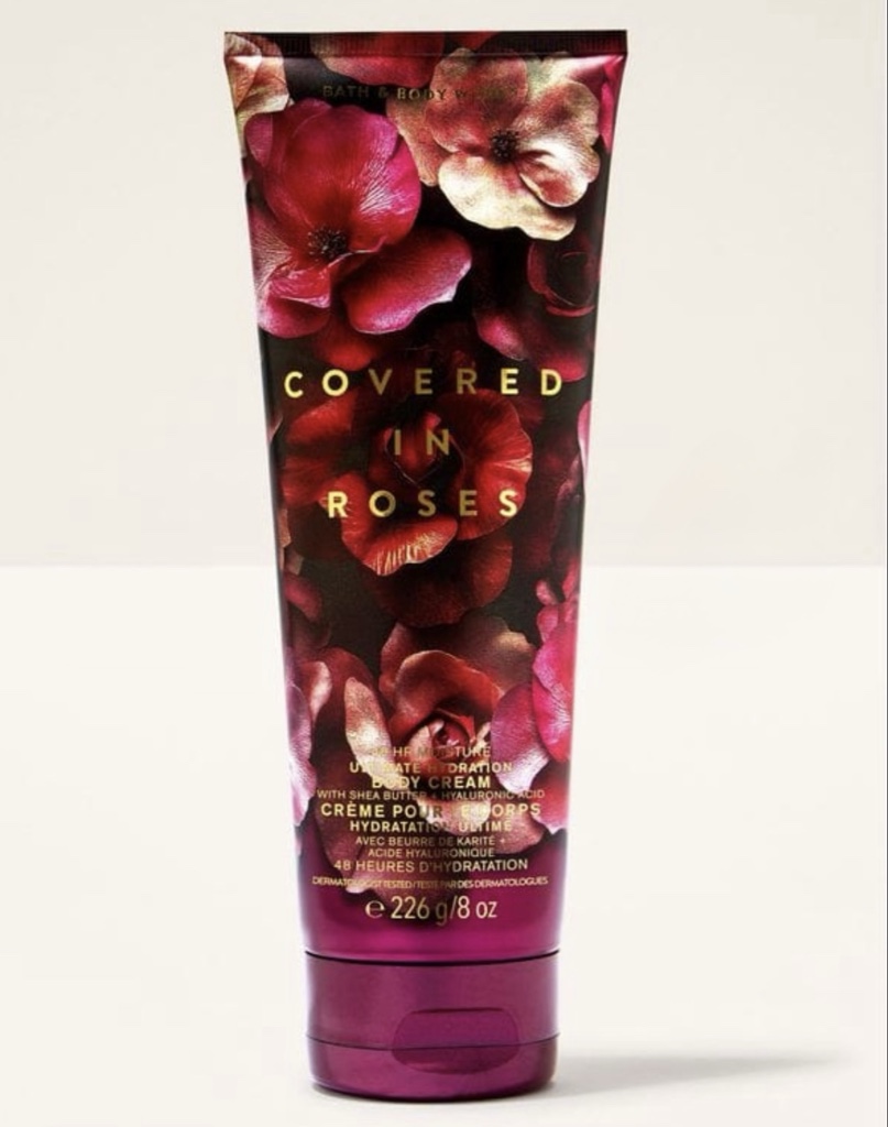 CREMA BATH & BODY WORKS COVERED IN ROSES 226G