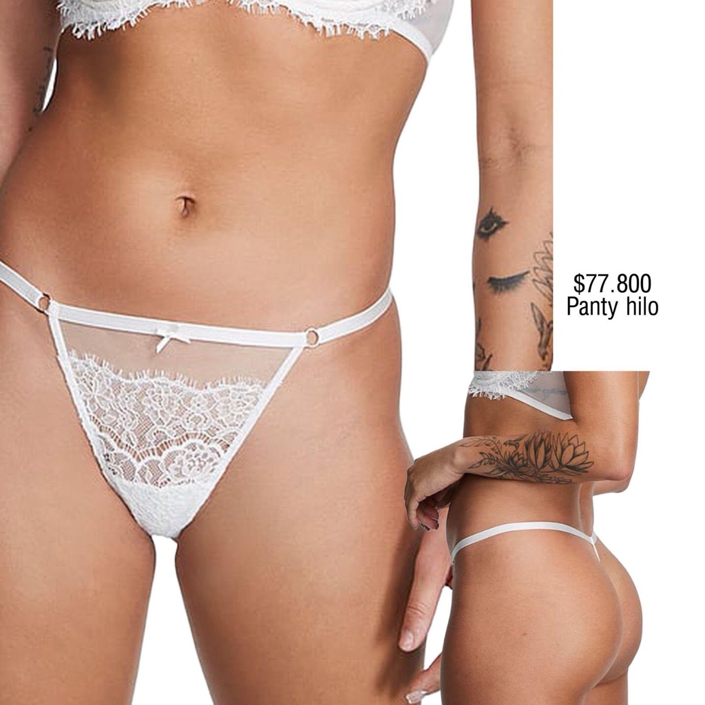 PANTY VS V-STRING BLANCO-XL