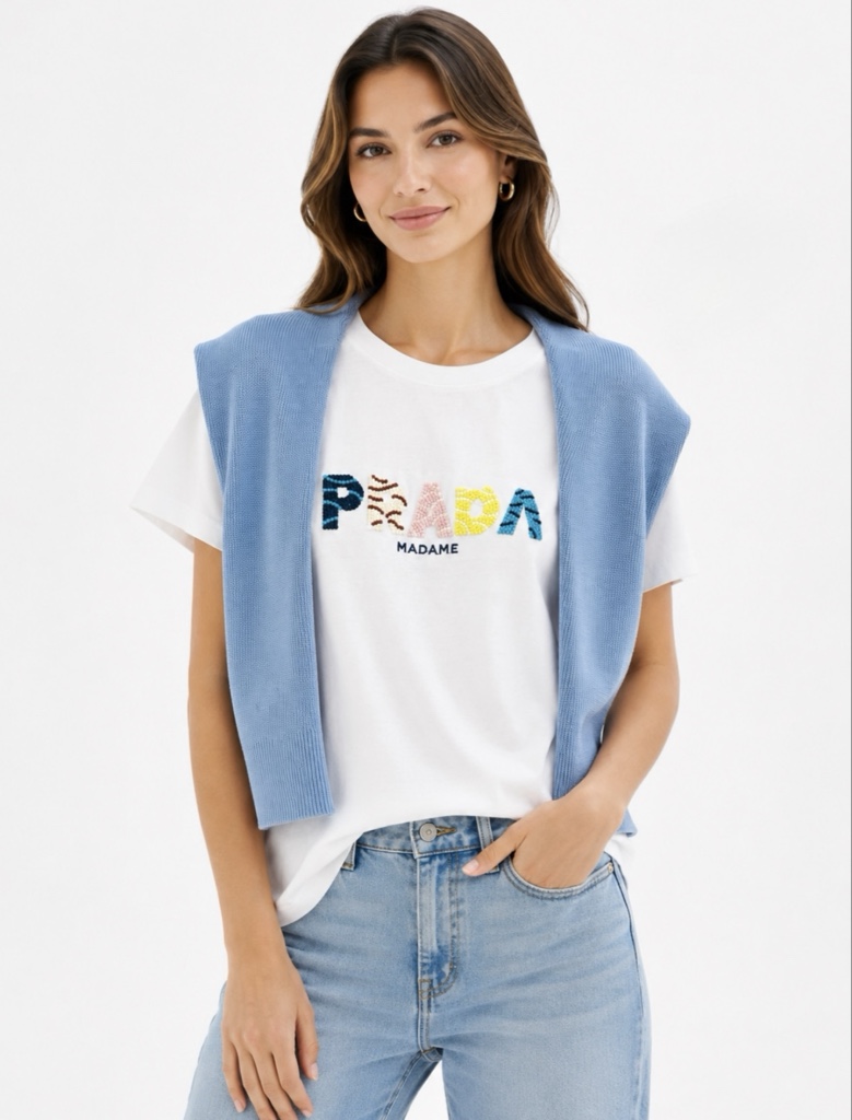 CAMISA PRADA COLOR BLANCO