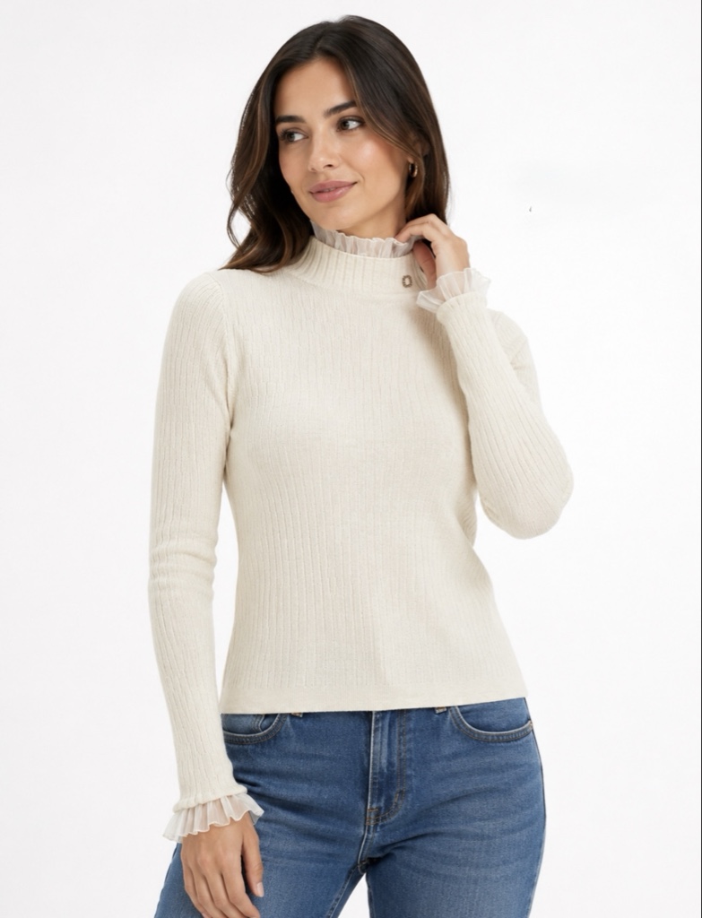 BUSO CUELLO COLOR BLANCO