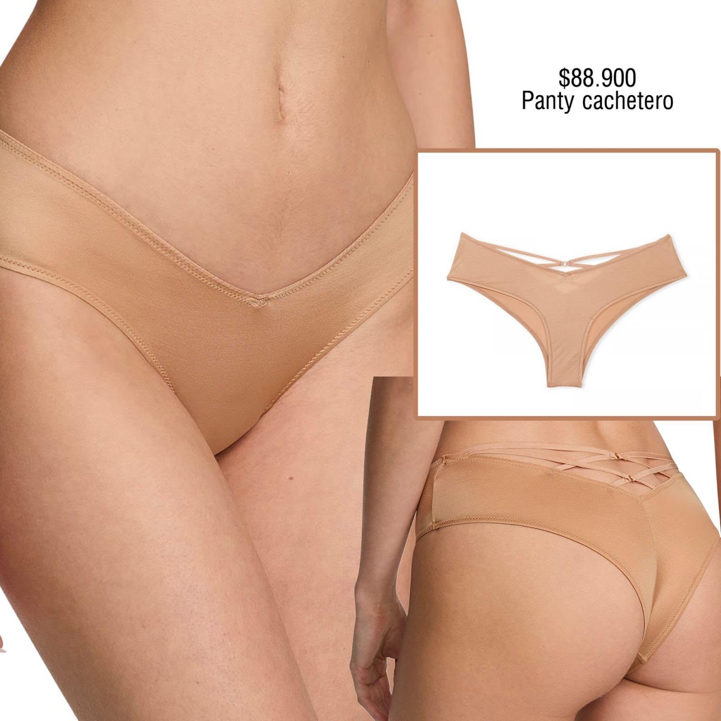PANTY VS CHEEKY BEIGE TIRAS ATRÁS