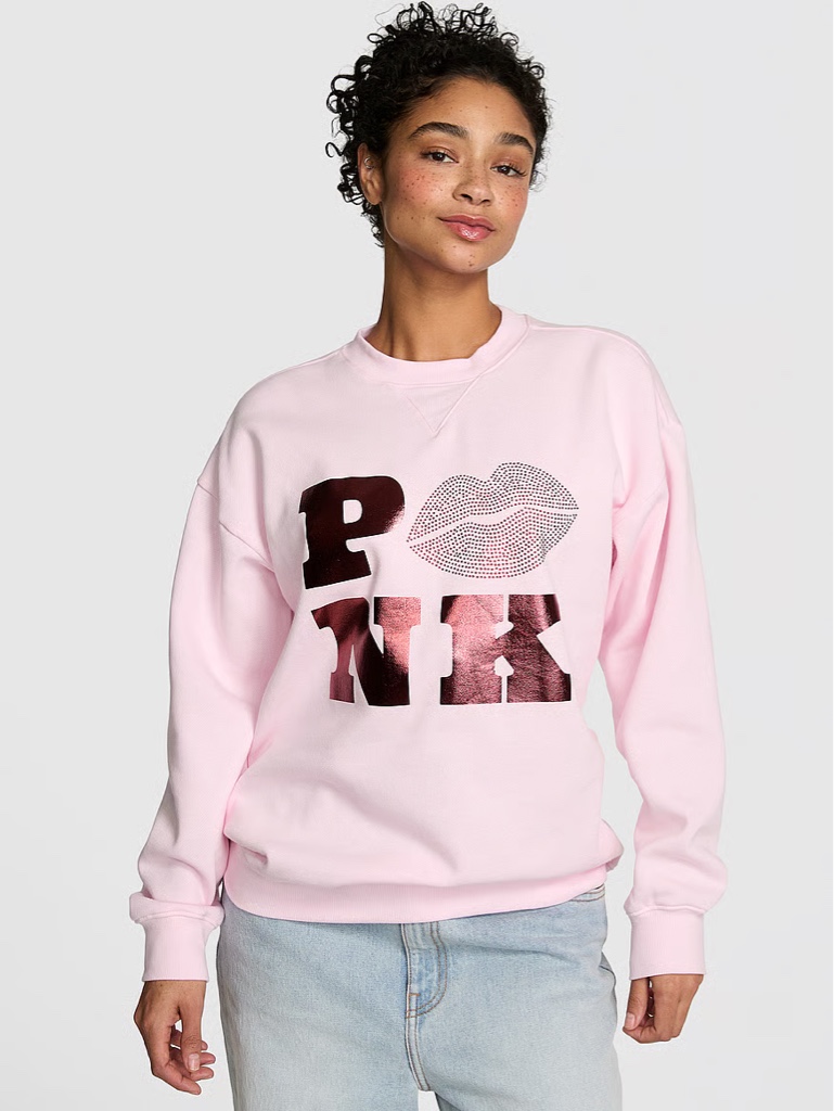 SUDADERA PINK EDICION BESO ROSADA