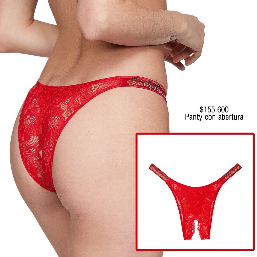 PANTY VS BRAZILIAN ROJO CEREZA