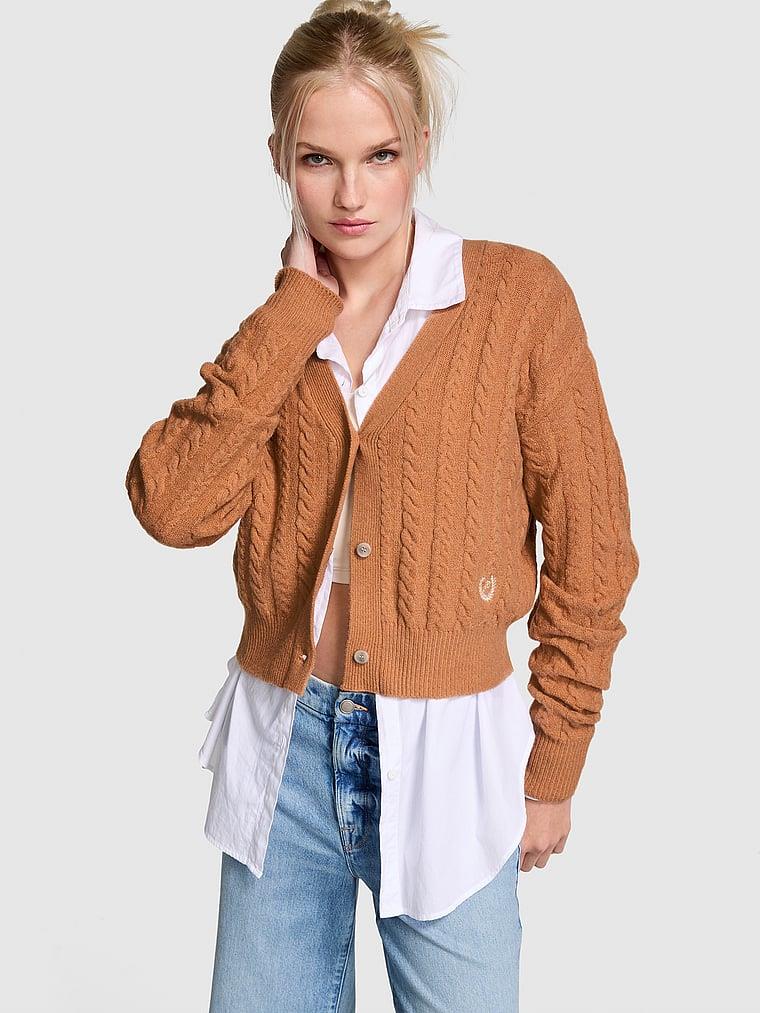 CARDIGAN PINK EN LANA
