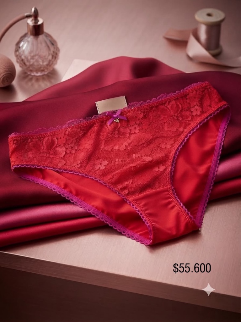 PANTY VS BIKINI ROJO
