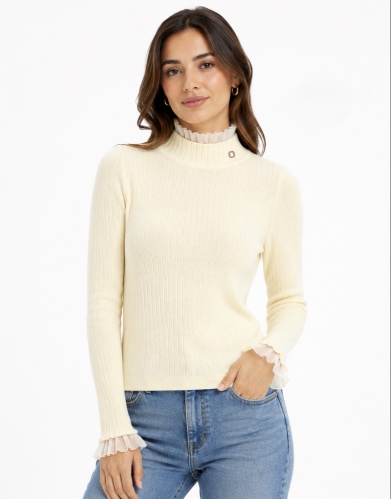 BUSO CUELLO COLOR AMARILLO