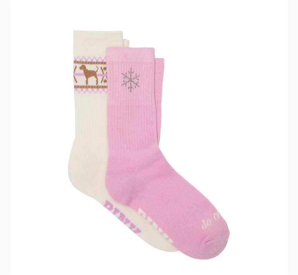 MEDIAS PINK SETX2 NAVIDAD