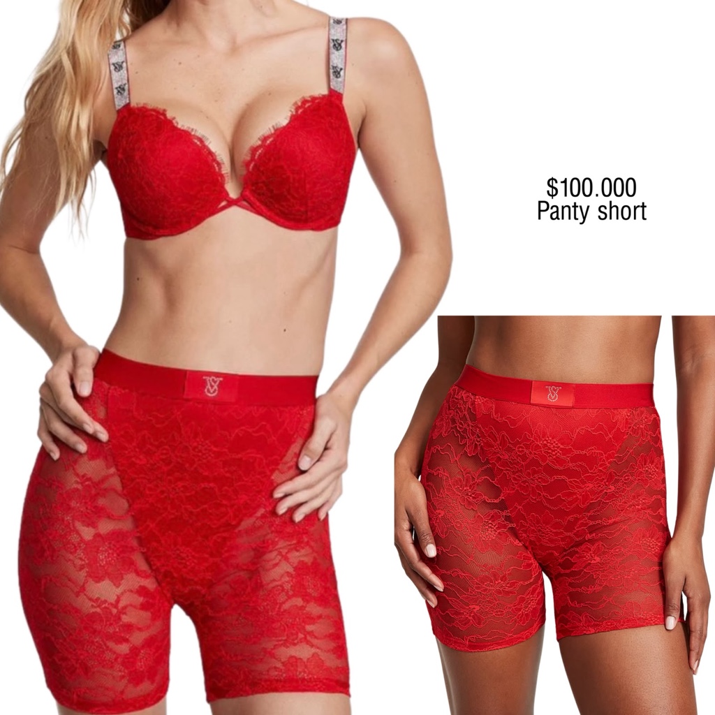PANTY VS BRIEF SLIP ROJO