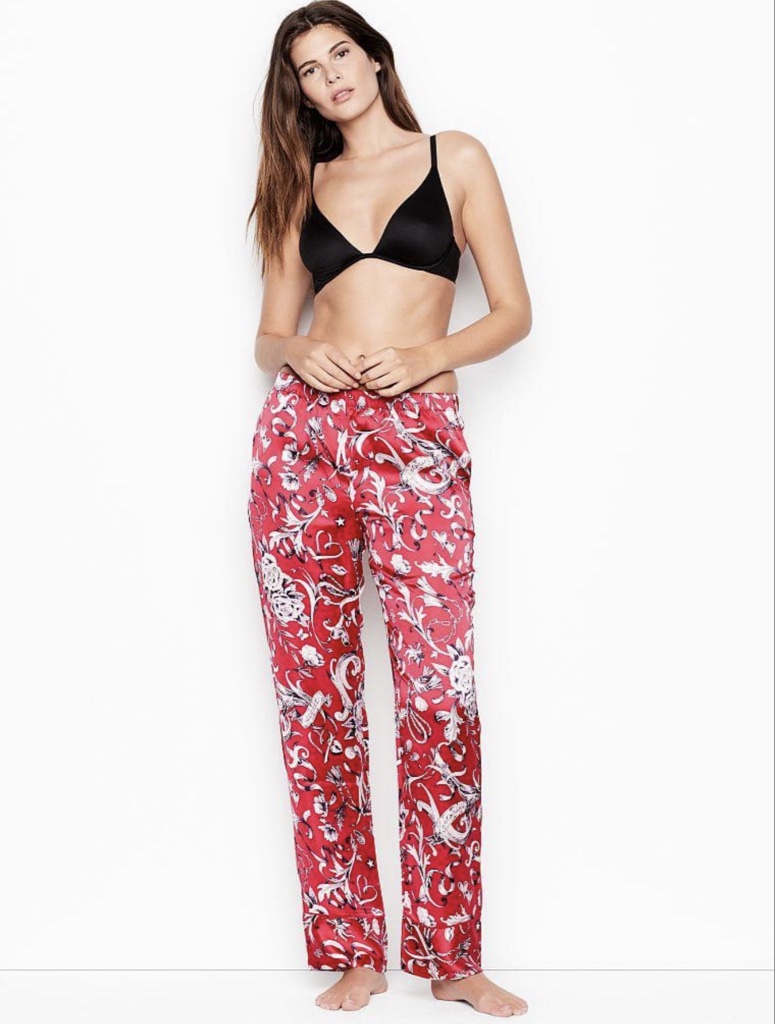 PANTALON VS ROJO EN SATIN OFERTA