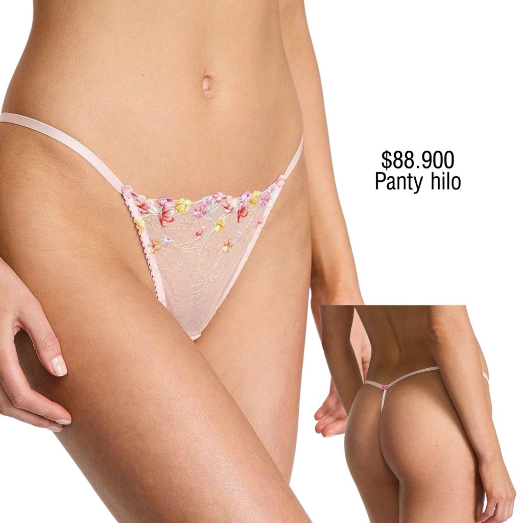 PANTY VS V-STRING FLORAL MULTICOLOR