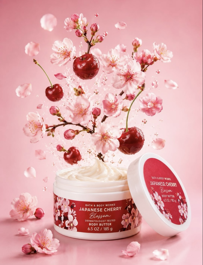 MANTEQUILLAS BATH & BODY WORKS JAPANESE CHERRY BLOSSOM 185G