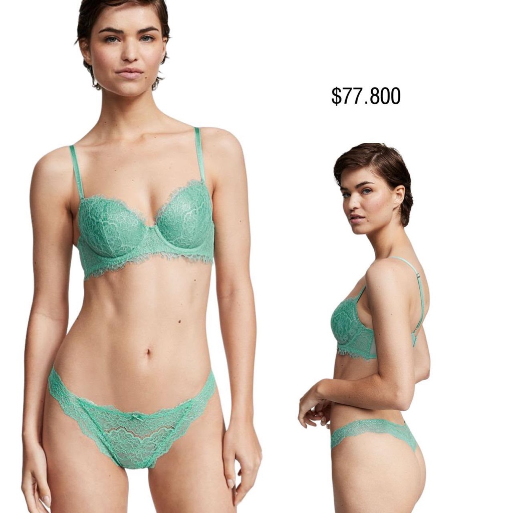 PANTY VS THONG STRING VERDE MENTA-XL