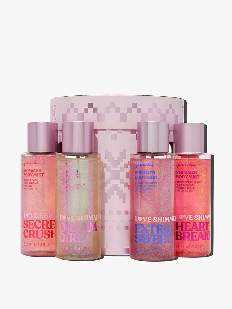 SET DE REGALO PINK SPLASH X4