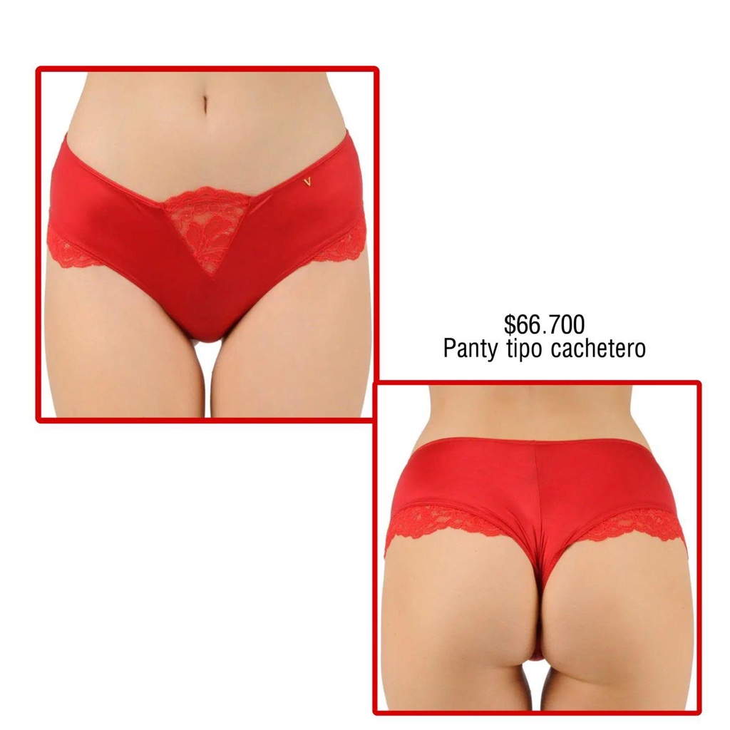 PANTY VS CHEEKY ROJO