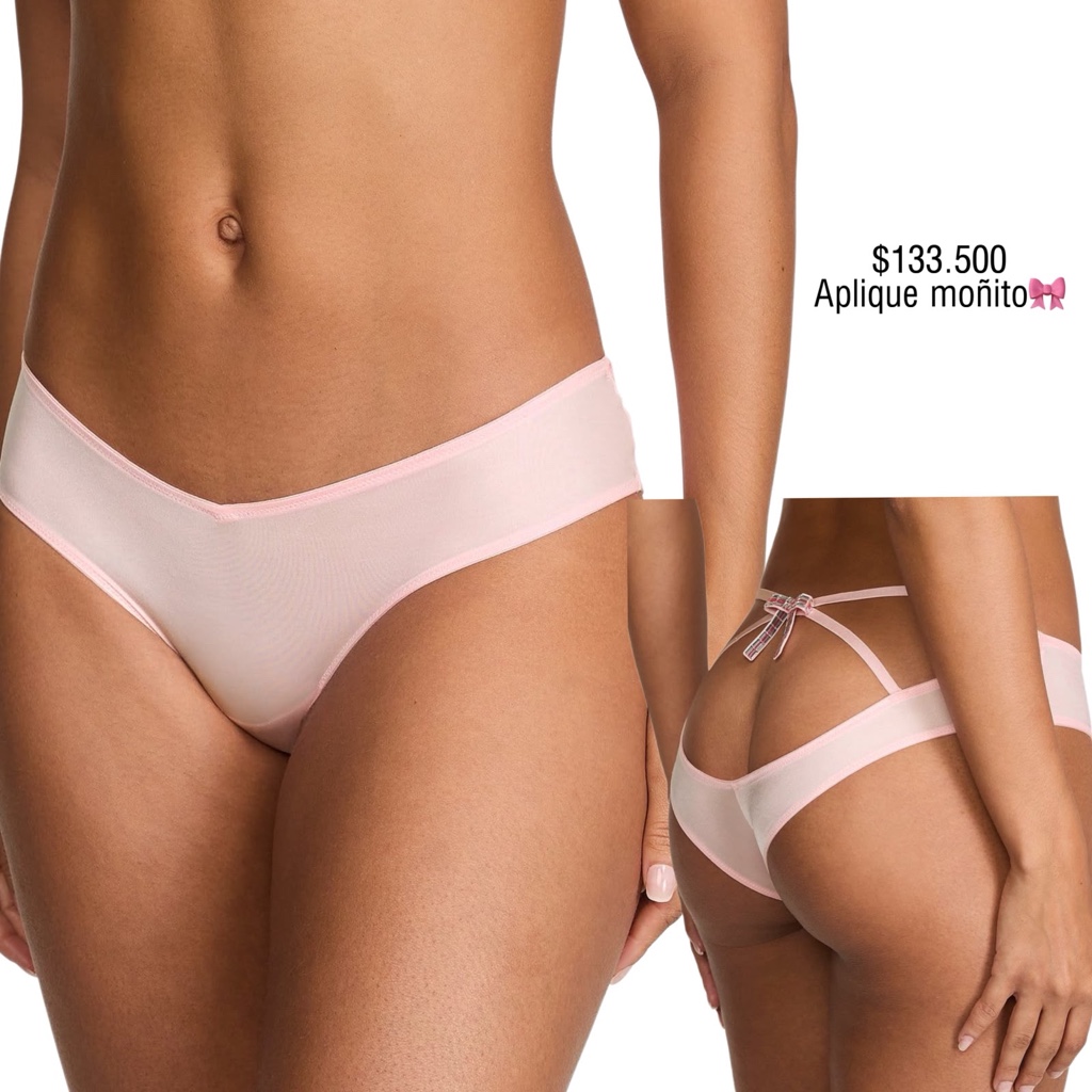 PANTY VS LOW-RISE CHEEKY ROSADO EDICION LIMITADA