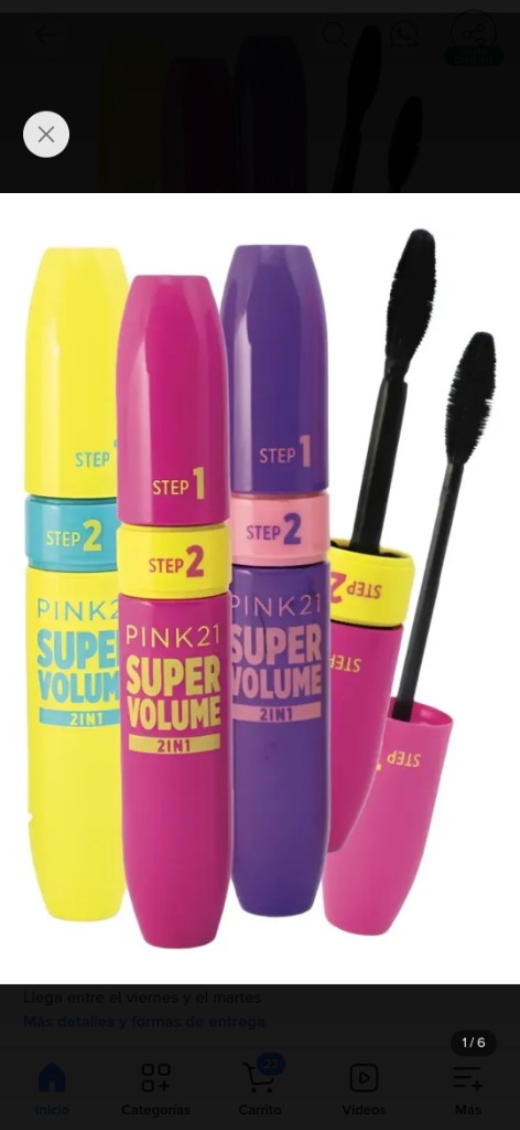 RIMEL Pink 21 Super Volume