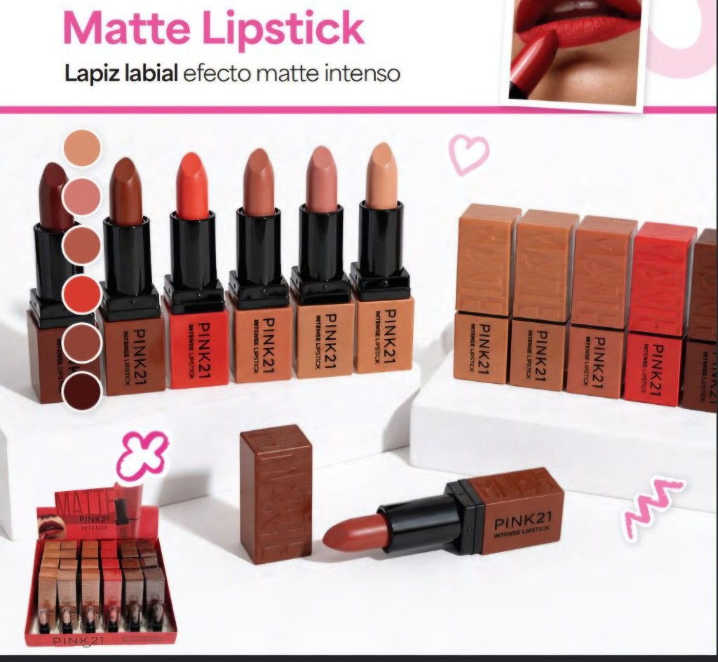 Labial matte lipstick