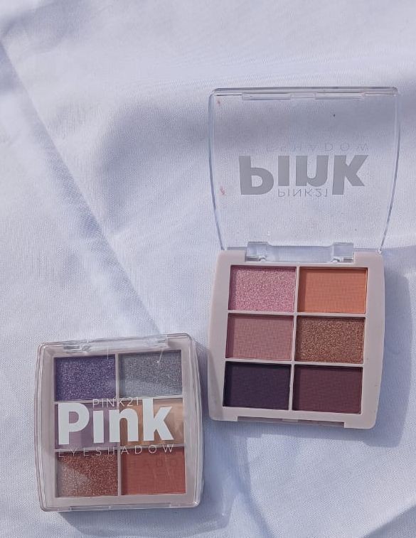 Sombras x6 colores pink 21