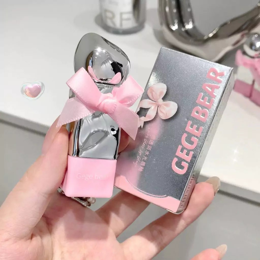 Labial gege bear con moño