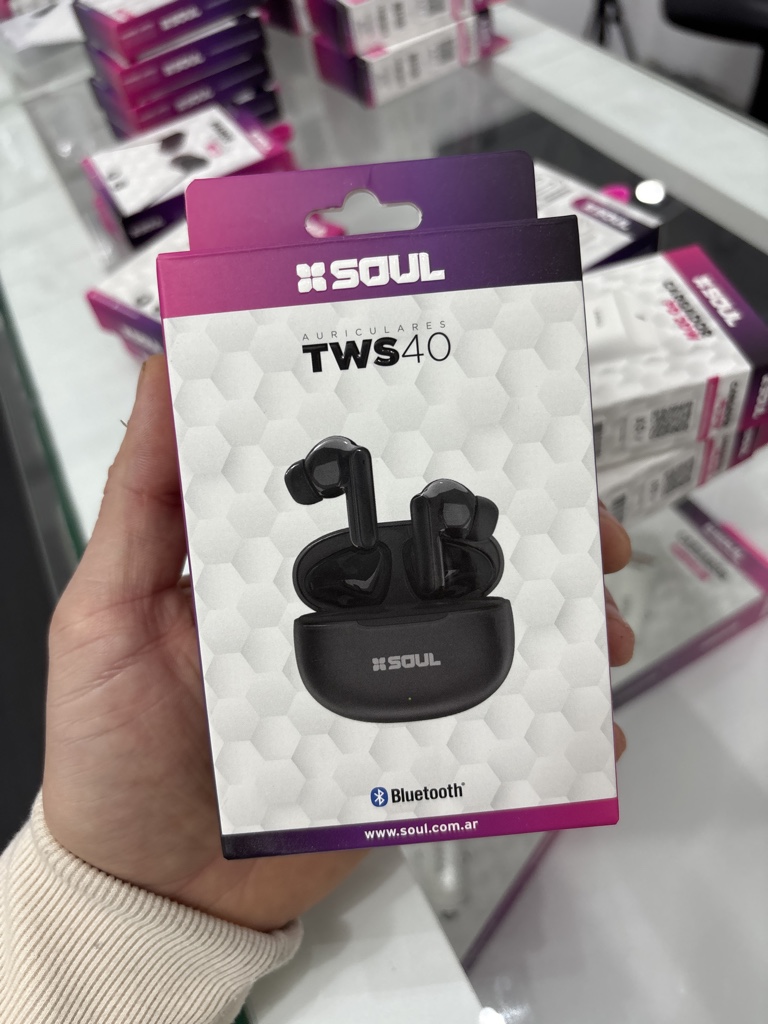 Soul TWS40 audifonos negros