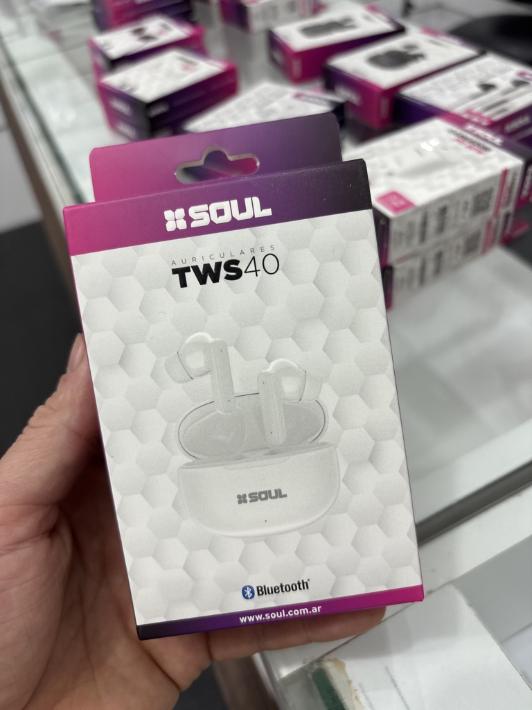 Soul TWS40 audifonos inalambricos blancos