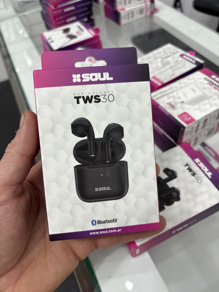 Soul TWS30 audífonos inalámbricos negros