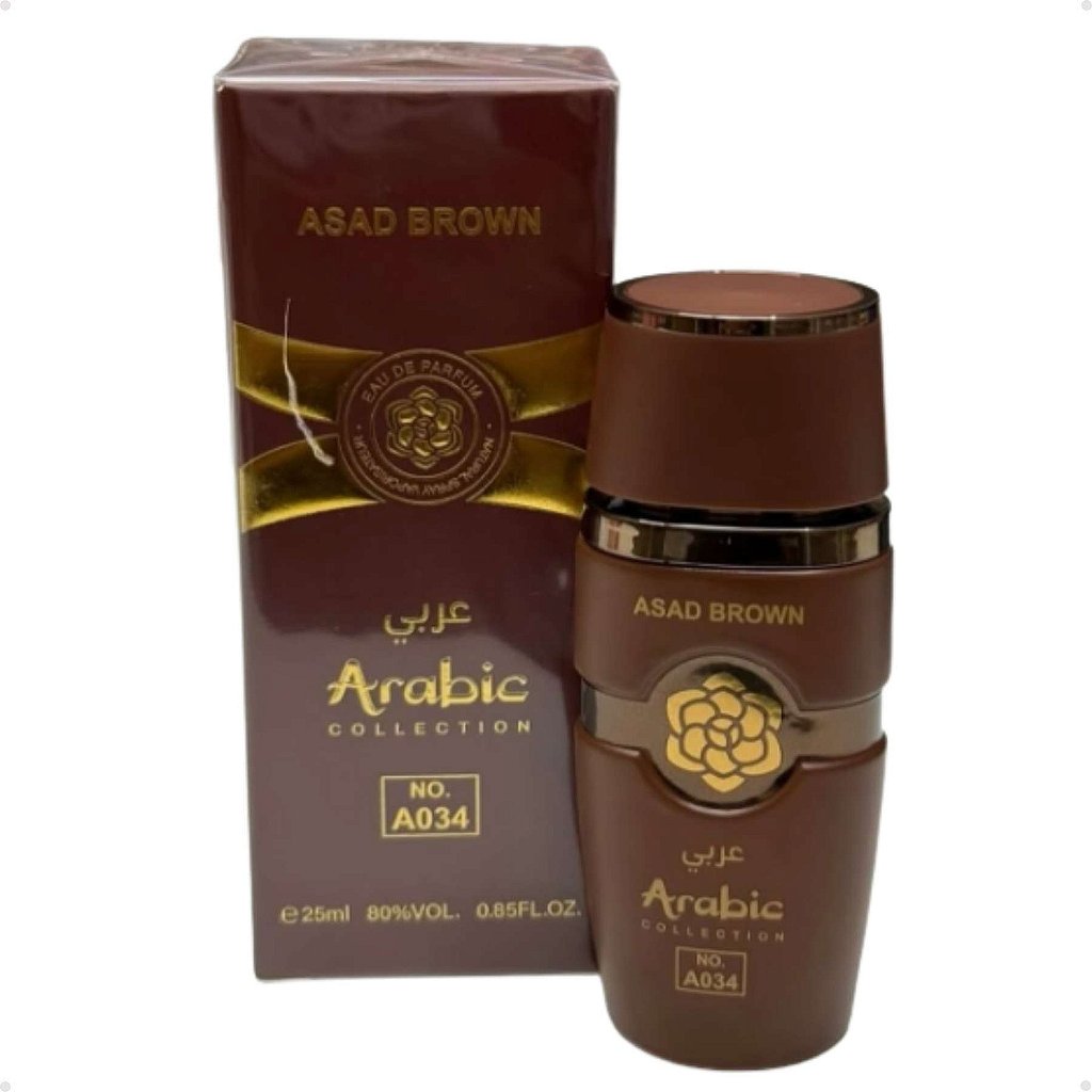 Perfume Arabic Asad Brown A034 - Masculino 25ml