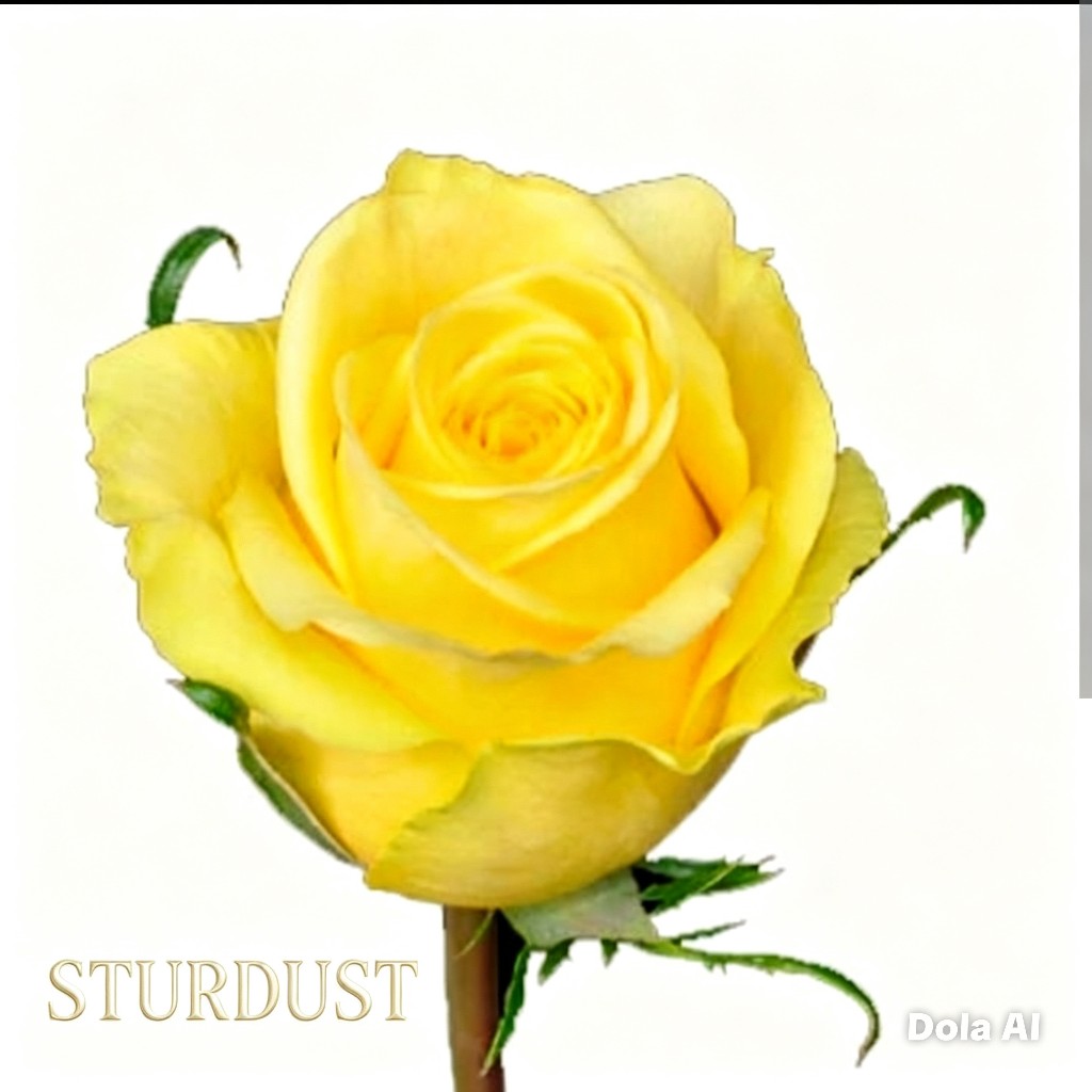 ROSA MED AMARILLA X 25