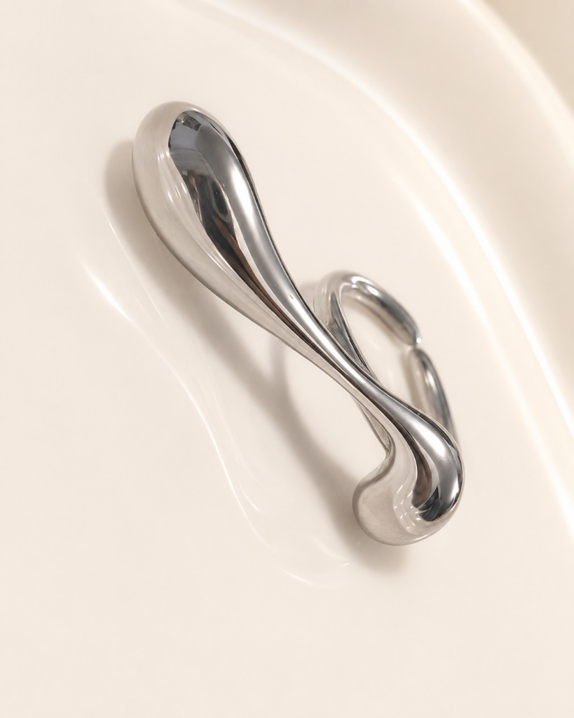 Anillo Silver Flow