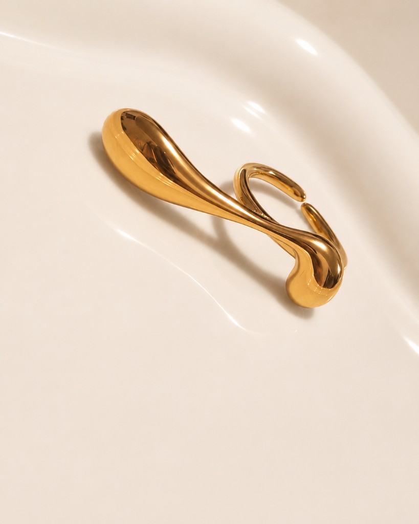Anillo Golden Flow