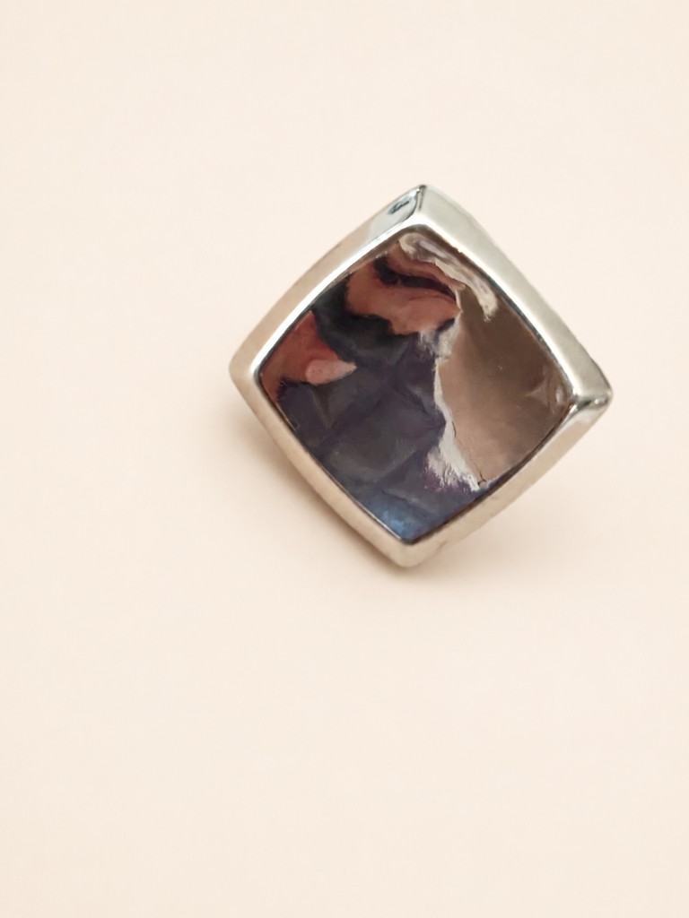 Anillo Espejo Plata