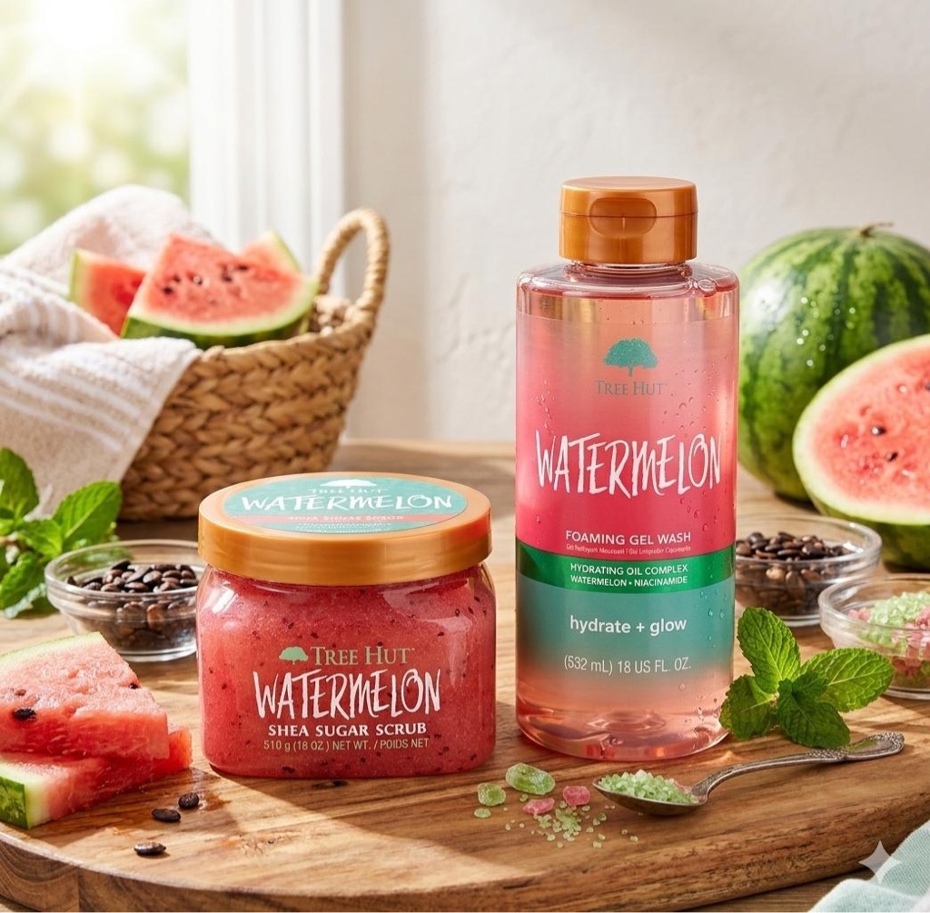 Tree Hut Watermelon gel limpiador