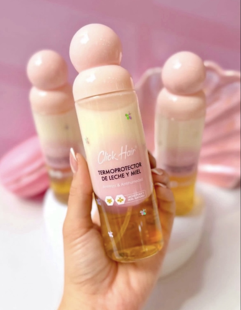 Click Hair termoprotector leche y miel