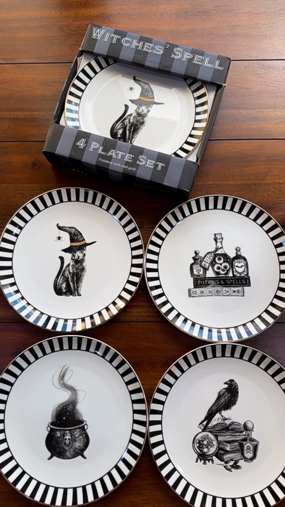 Witches Spell juego de platos