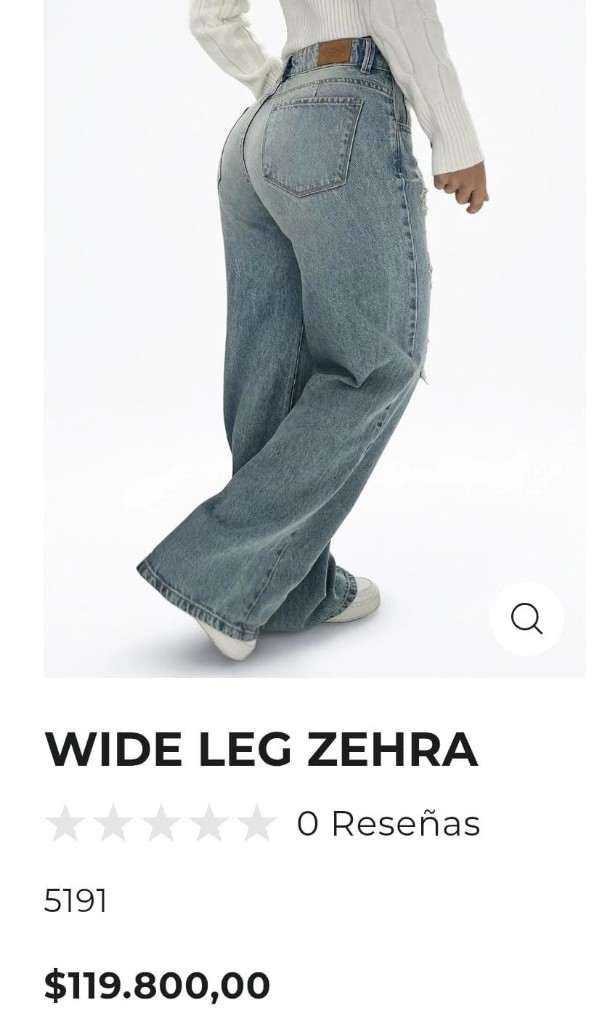 Zehra jean wide leg
