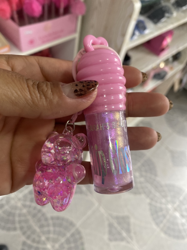 Sarah Bell Pink Lip Gloss