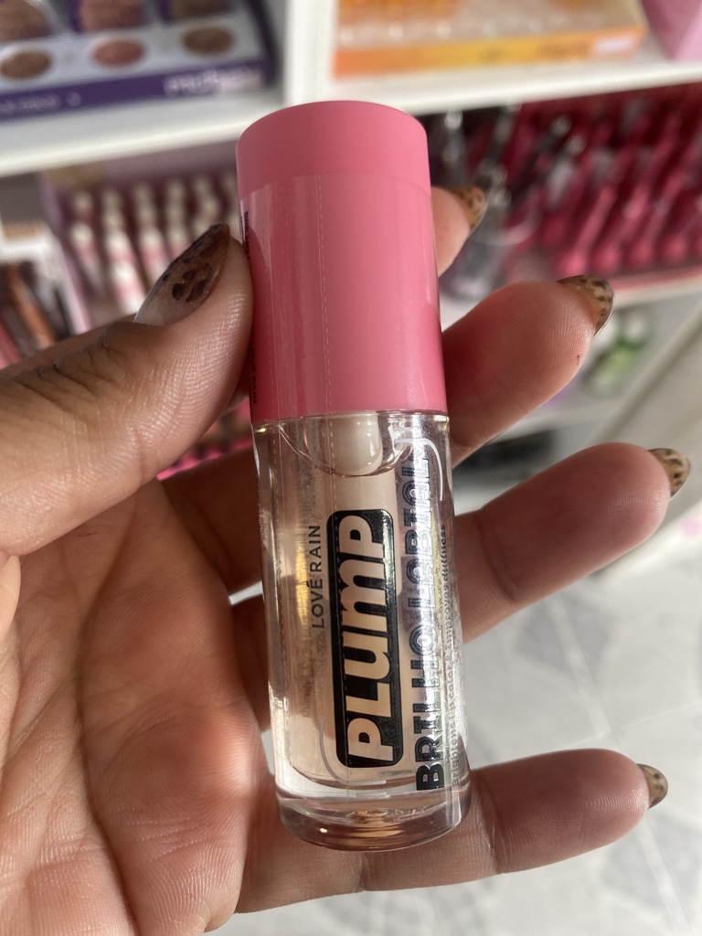 Love Rain Plump brilho labial rosa