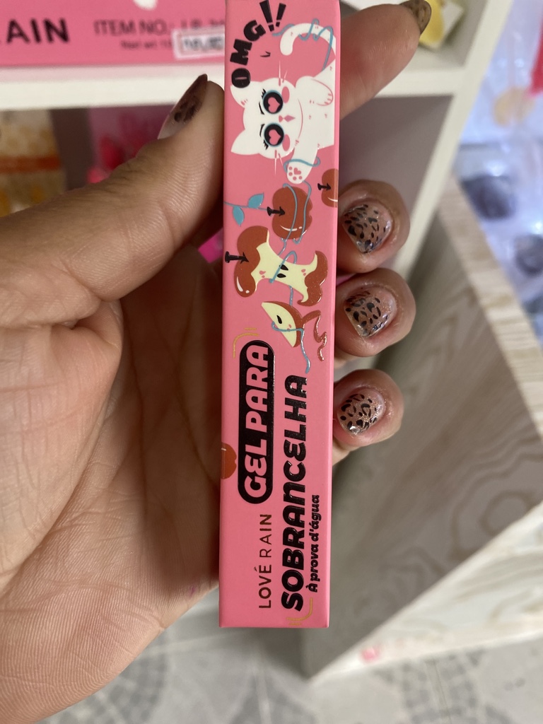 Love Rain Gel Para Sobrancelha Rosa