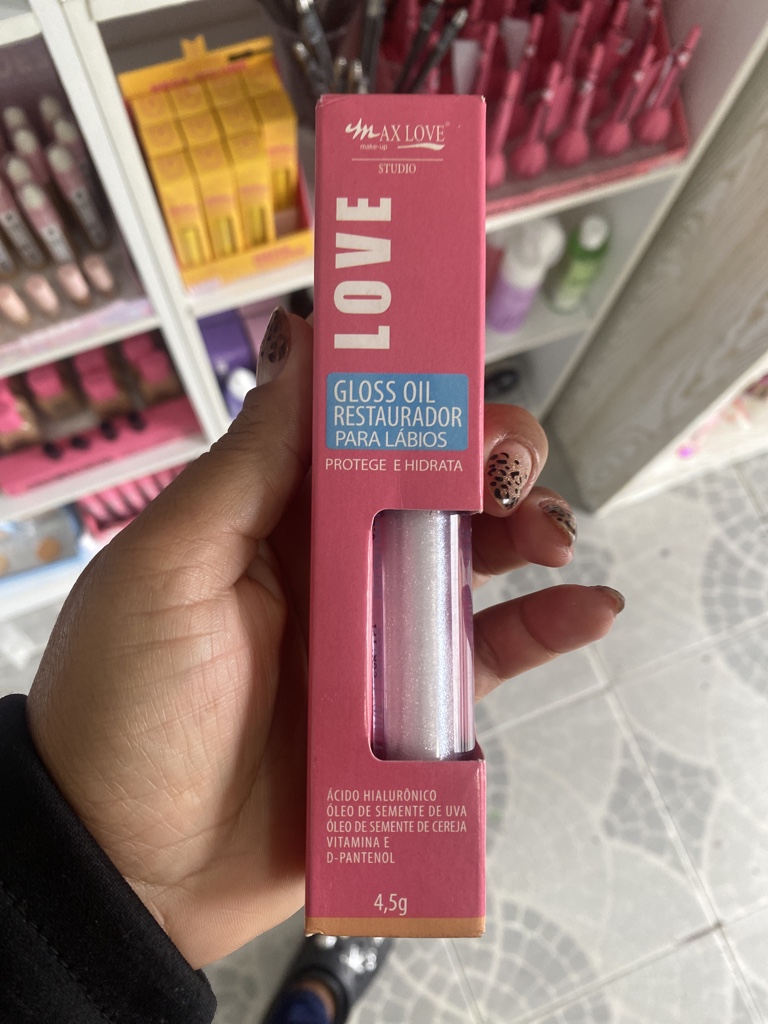 Max Love Gloss Oil restaurador rosa