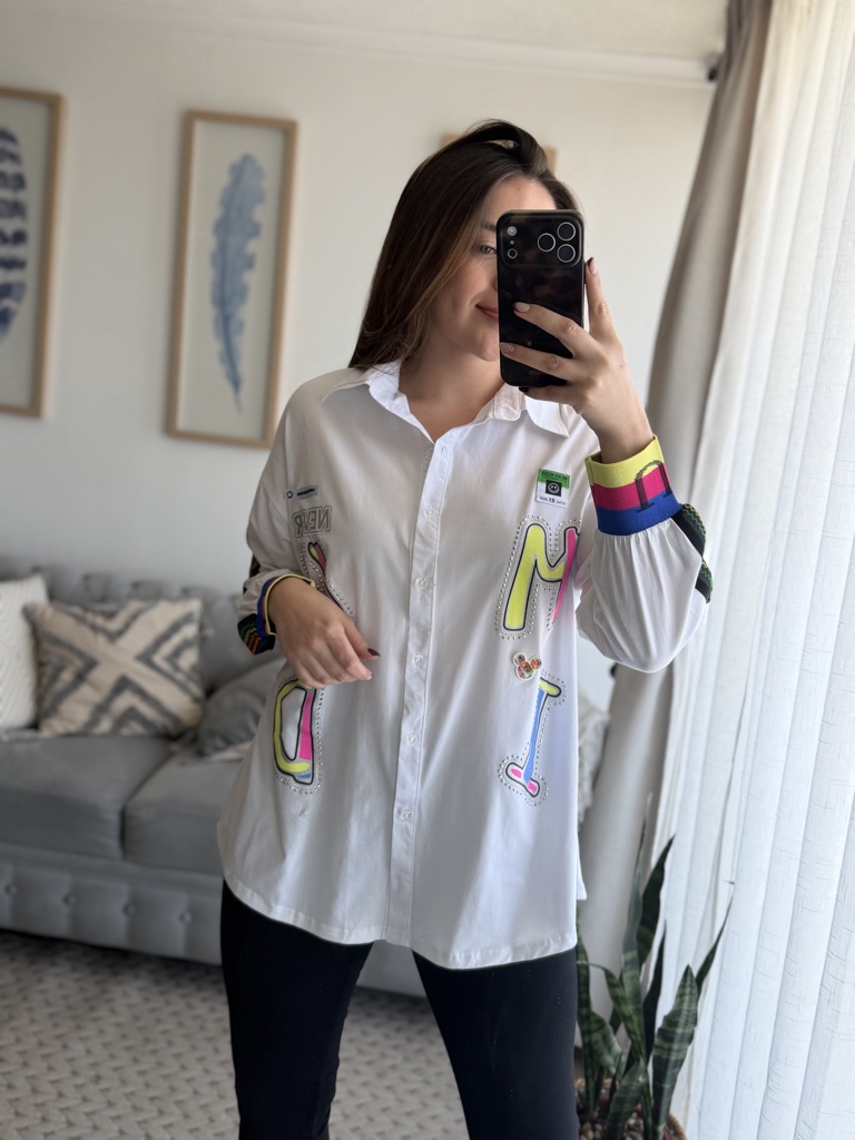 Blusa italiana calidad algodón