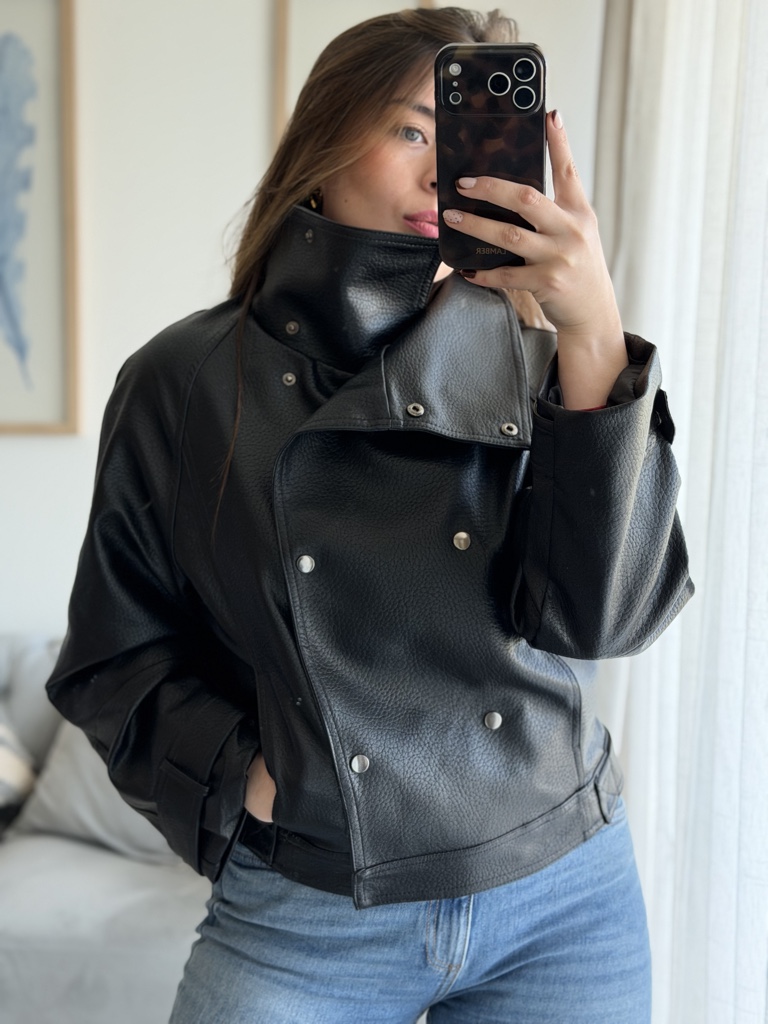 Bomber cuello alto