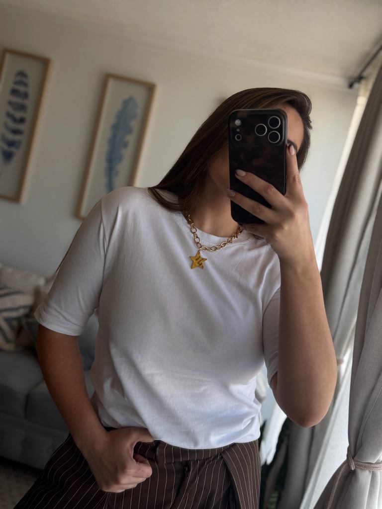 Polera básica algodón