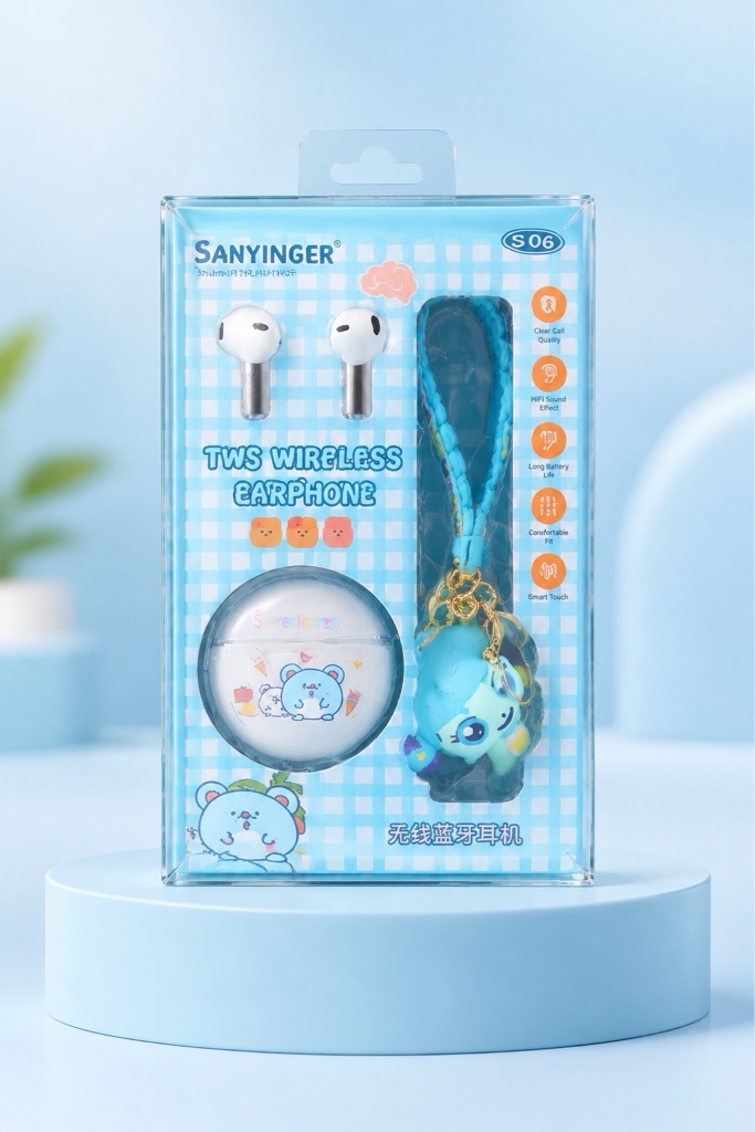 Sanyinger audifonos TWS azul