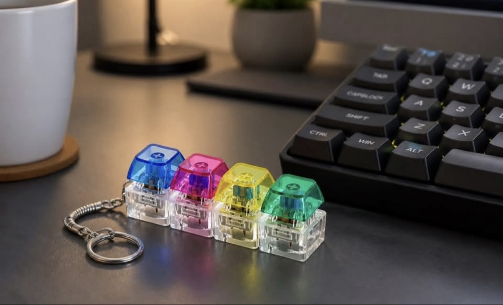 Llaveros switch colores
